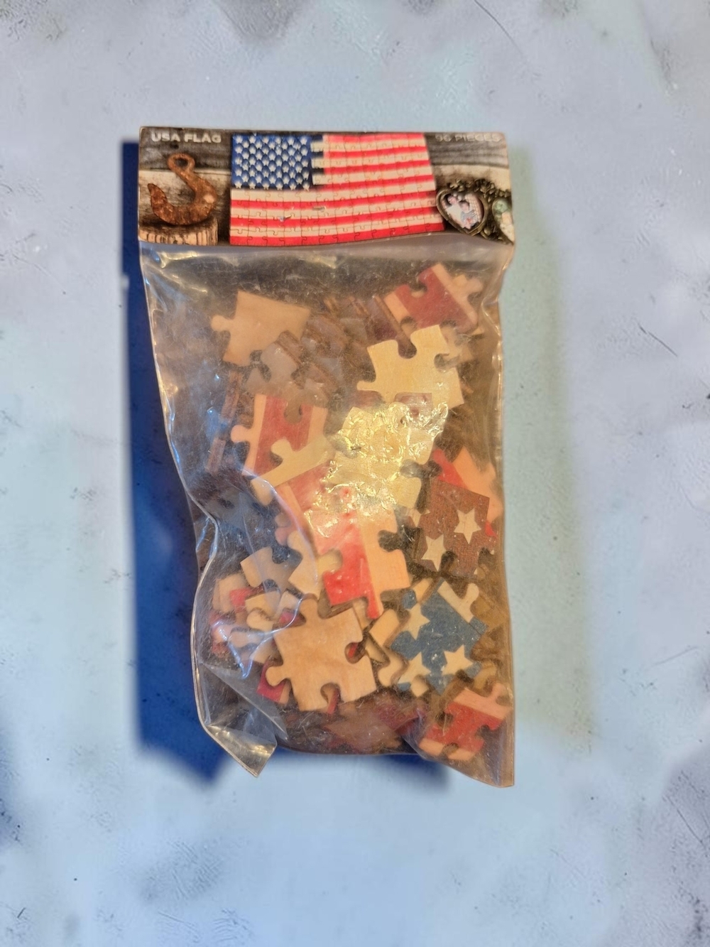 Vintage American Flag Puzzle